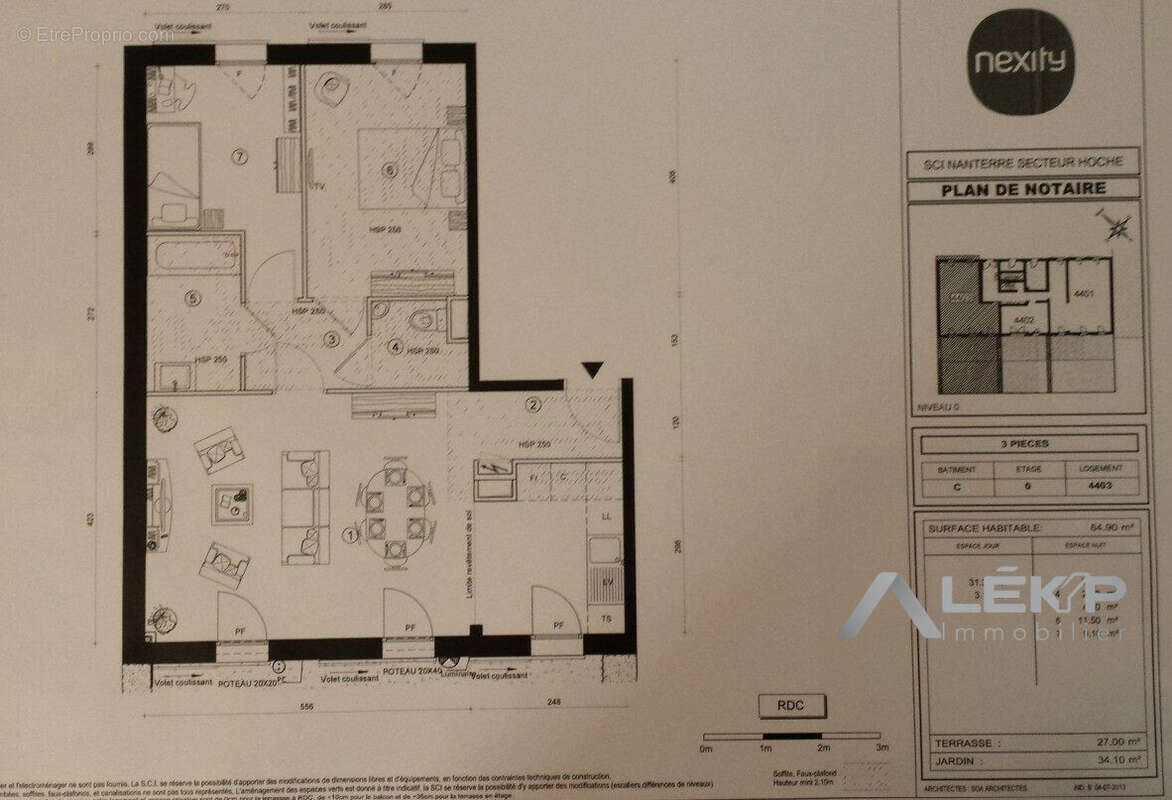 Appartement 65 m² à Nanterre  - photo 8