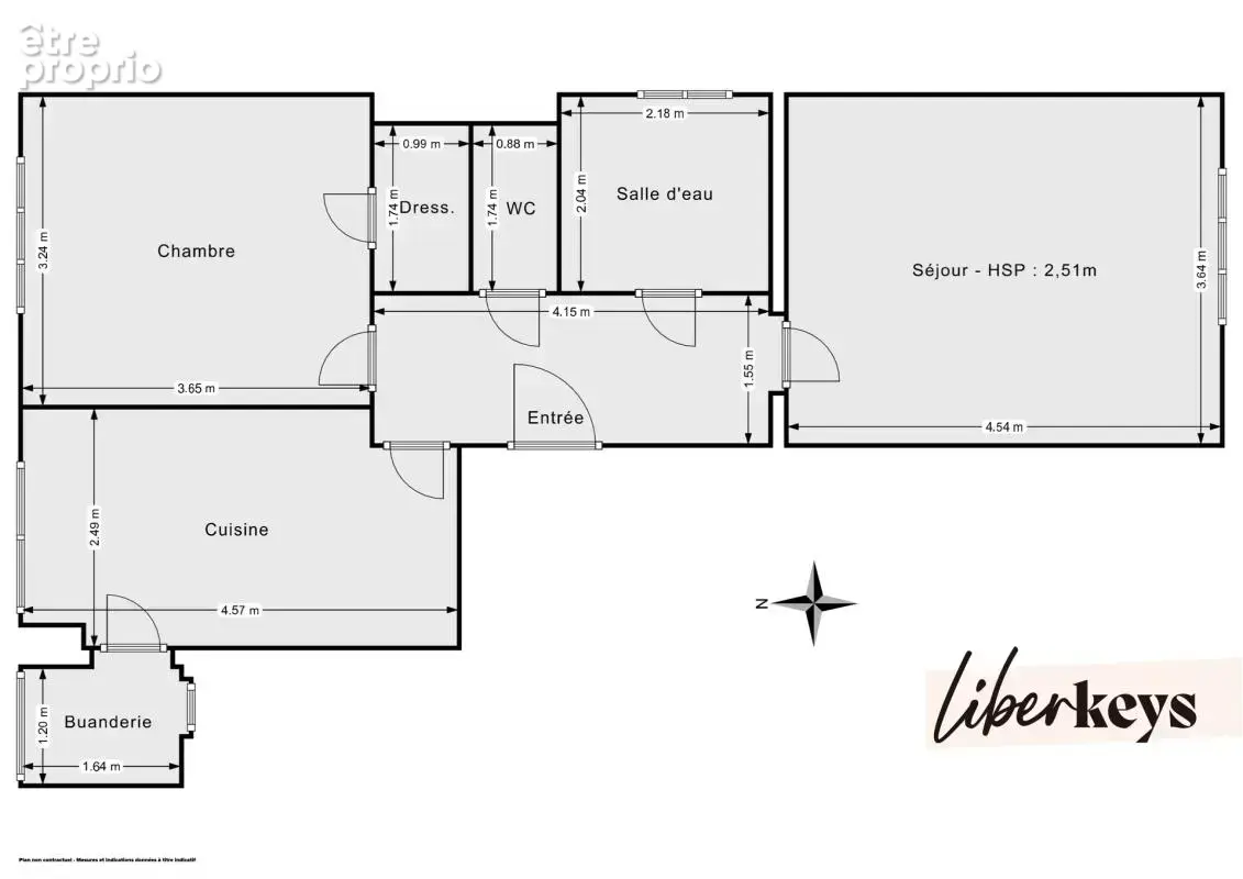 T2 58 m² avec garage fermé et cave – Idéal investisseur ou primo-accédant - photo 10