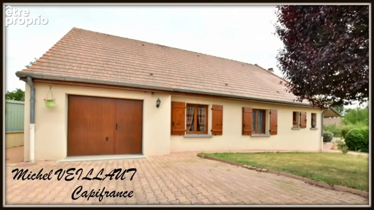 Maison à vendre plain-pied 5 pièces TOULON SUR ALLIER (03), 4 chambres, garage, terrain 1315 m² arboré - photo 12