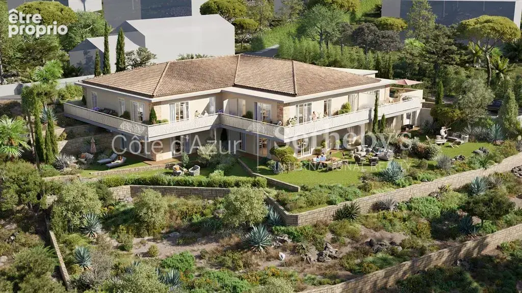 Cannes dernier étage appartement 4 pièces avec terrasse panoramique et vue collines - photo 1