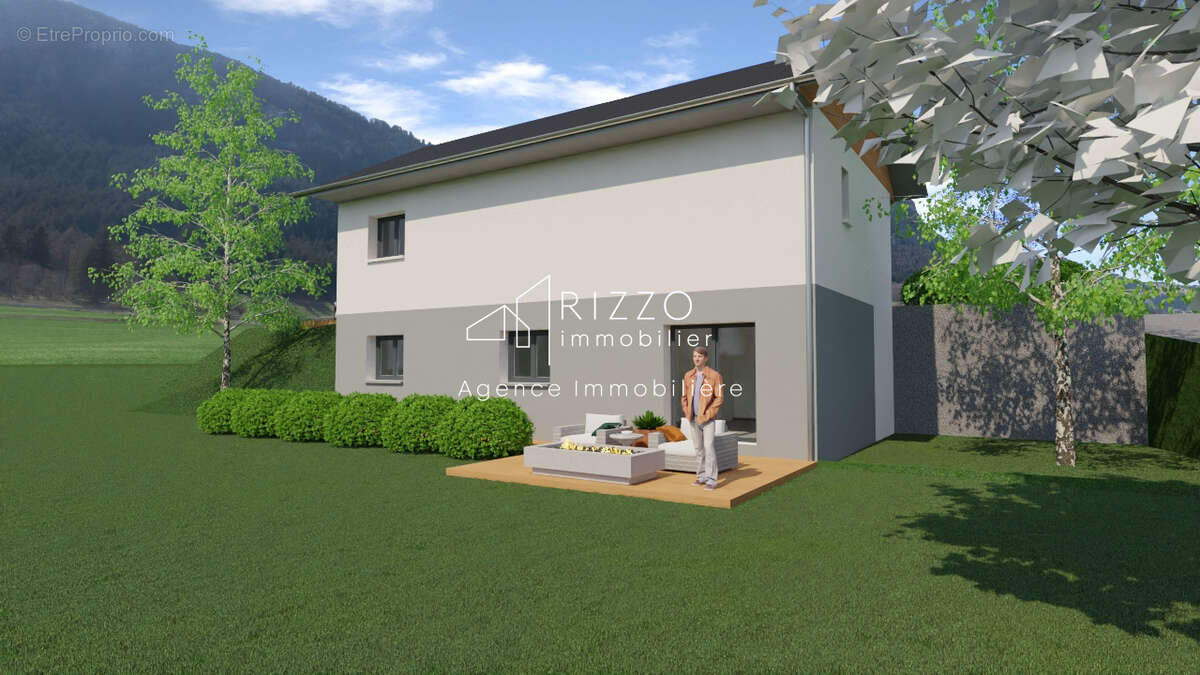 Maison + terrain + garage + parkings, vue Mt Blanc & Jura - photo 6