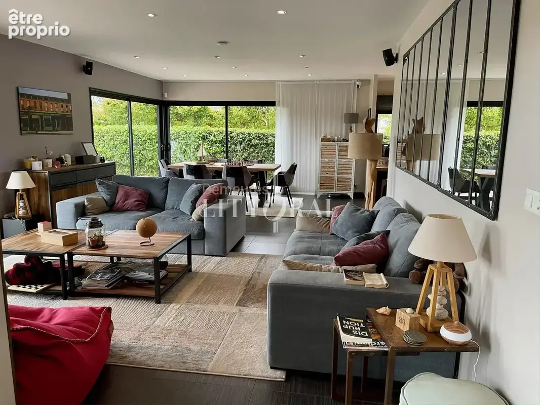 Belle maison contemporaine en red cedar vue/mer - photo 5