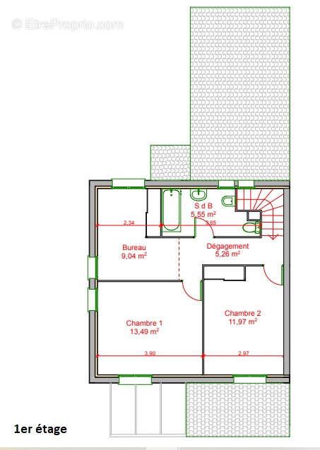 Toulouse Barrière de Paris- Maison T3/T4 avec jardinet, terrasse, garage et stationnement privatif - photo 2