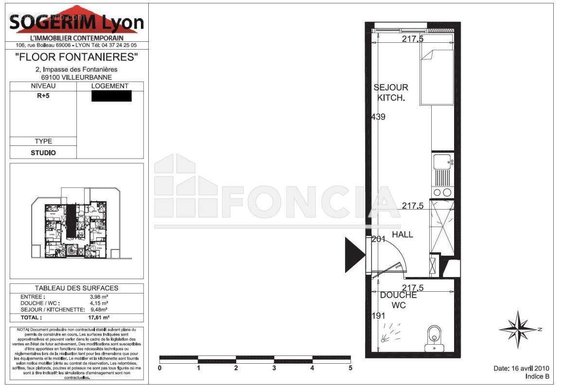 Appartement à VILLEURBANNE