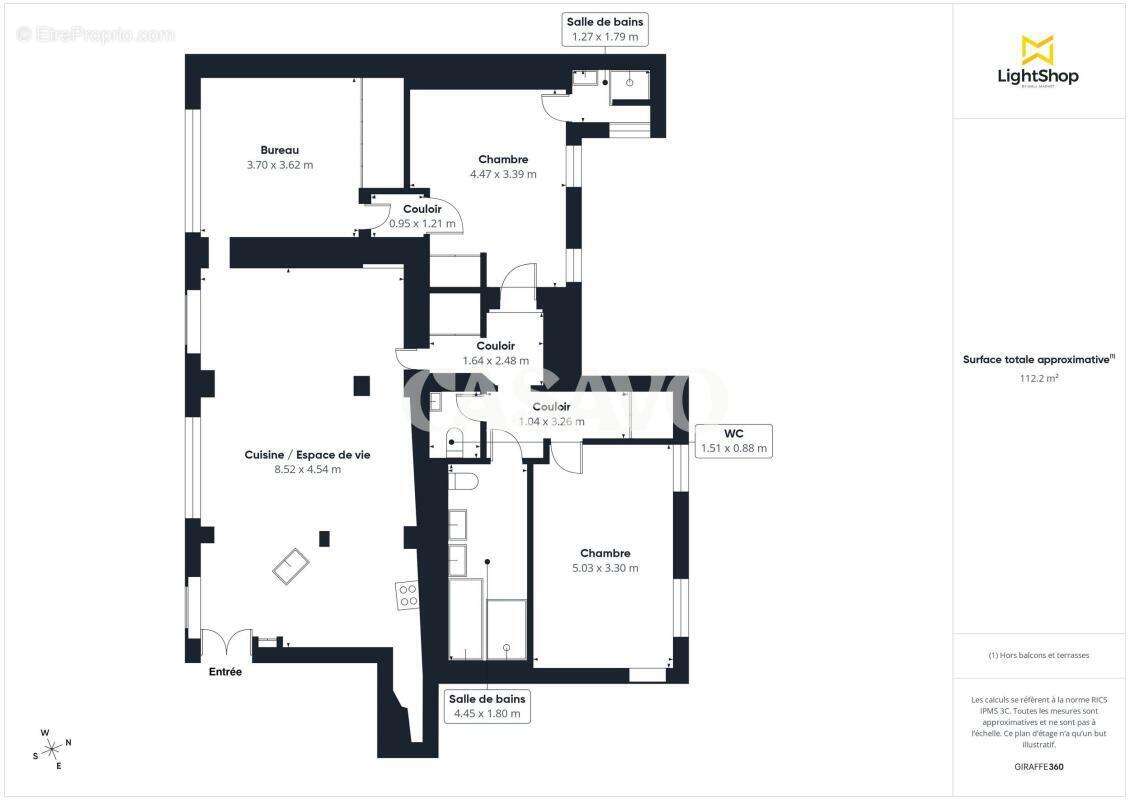 Appartement à PARIS-3E