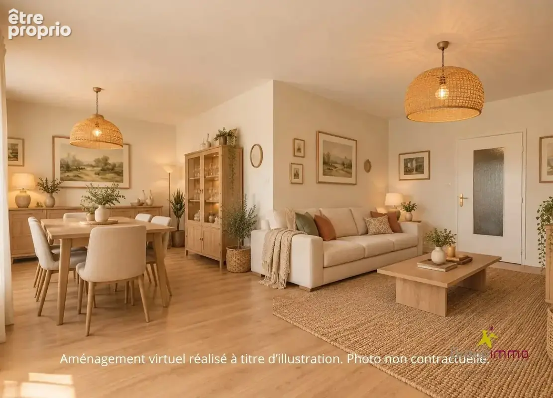 Appartement 4 pièces - 100m² - balcon, parking, cave - photo 5