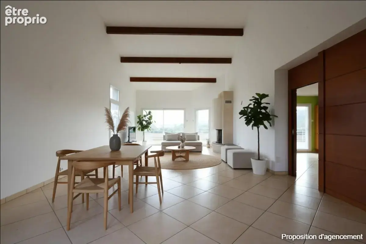 À VENDRE – Grande maison de plain-pied de 224 m² habitable (4 chambres) avec vue exceptionnelle sur forêt et plaine à Vaux-devan - photo 4