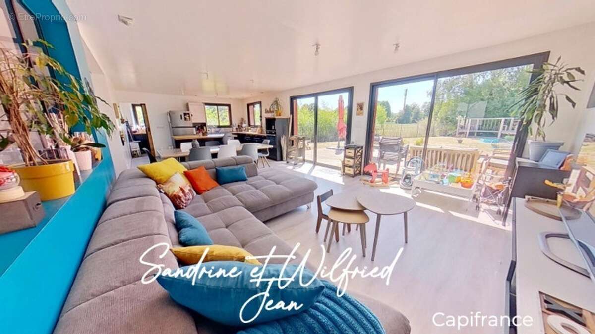 CHARLEVAL – Maison d'architecte 2018  155 m²  Suite parentale  DPE A/A  Garage 39 m²  Vue campagne - photo 5