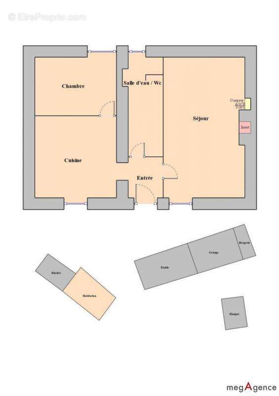 Maison à LIGNIERES-ORGERES