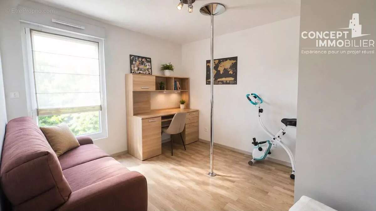 Appartement F3 à vendre, balcon,  box en sous sol - photo 6