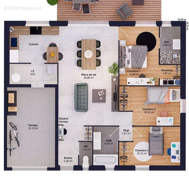 Maison 5 pièces 91 m2 - photo 8