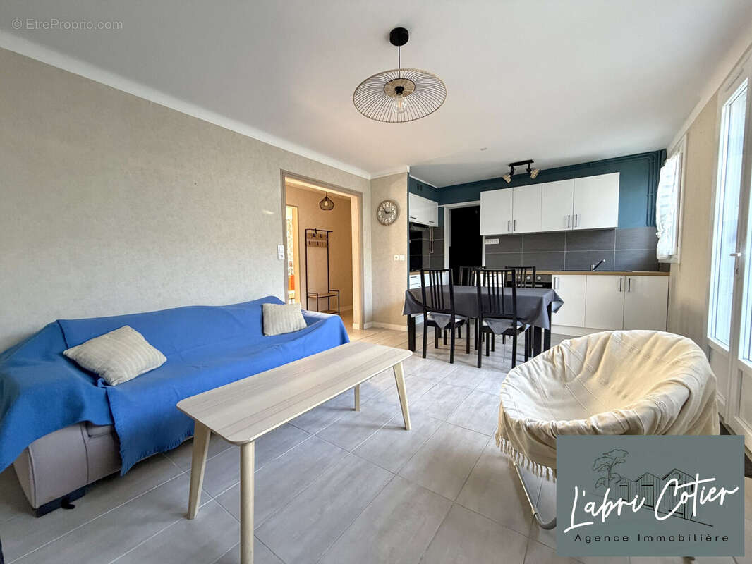 Pièce de vie - Appartement à SAINT-JEAN-DE-MONTS