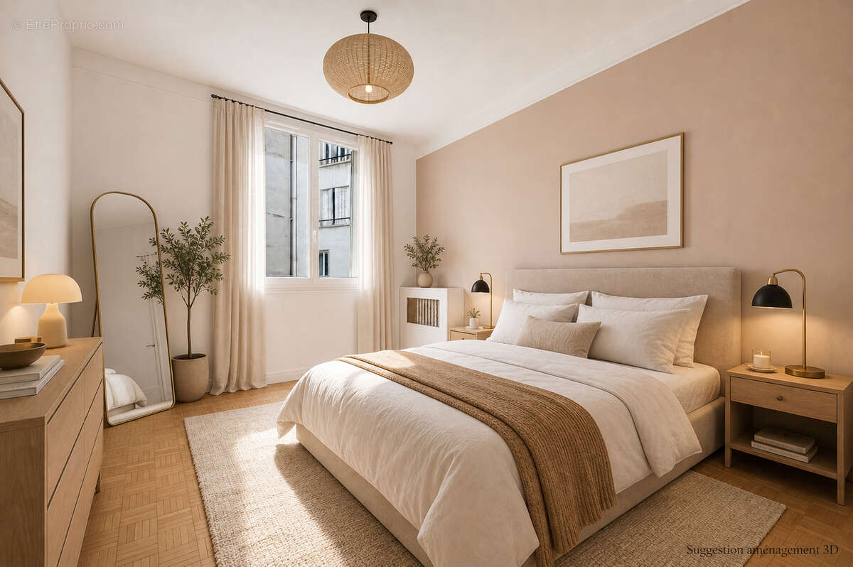Appartement Paris 3 pièce(s) 60.52 m2 - photo 2