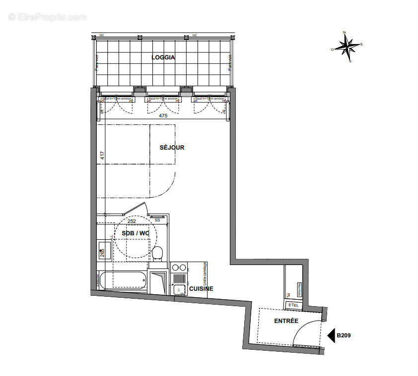 Appartement à LE PLESSIS-ROBINSON
