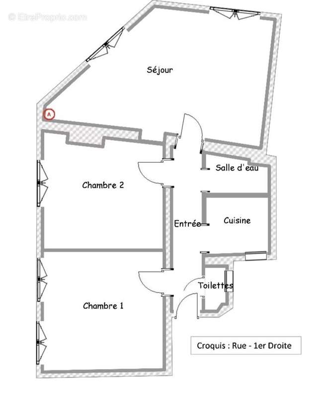 Appartement à PARIS-18E