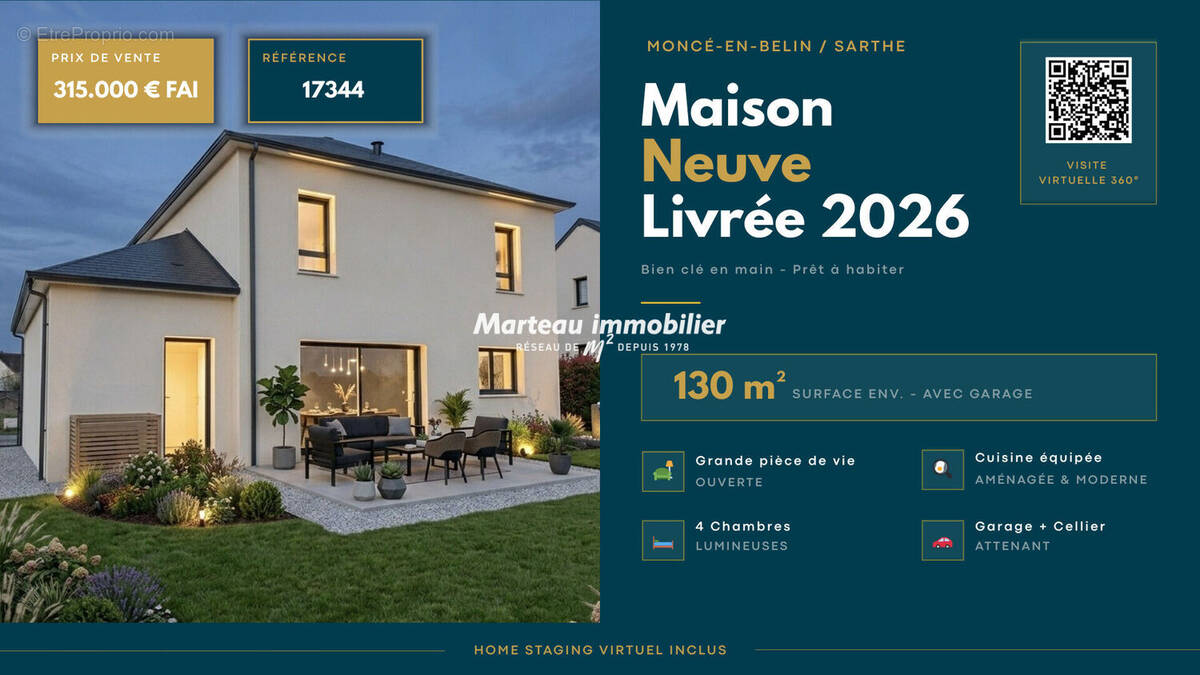 Maison à MONCE-EN-BELIN
