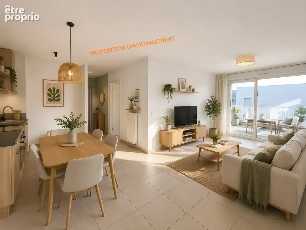 Appartement T4 avec grande terrasse   Résidence récente - photo 4