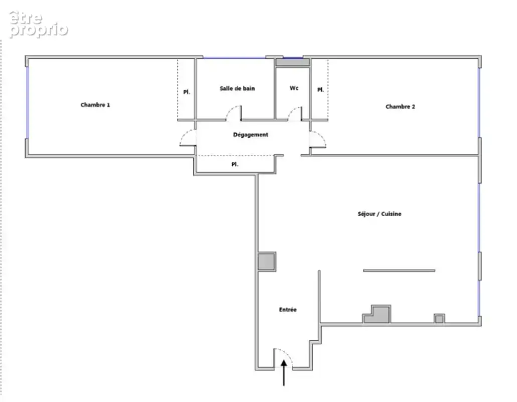 Coup de cœur ! 3 pièces traversant de 65 m², lumineux, parfaitement agencé, proche Parc des Bruyères - photo 7