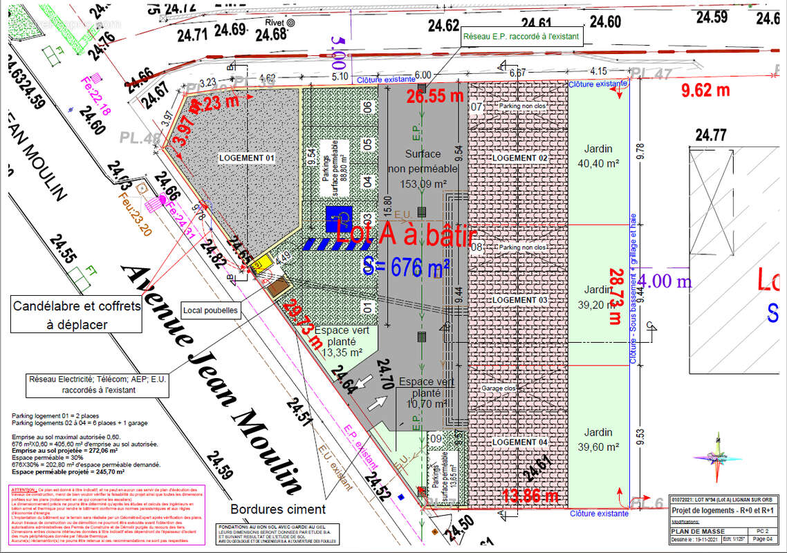 Terrain à LIGNAN-SUR-ORB