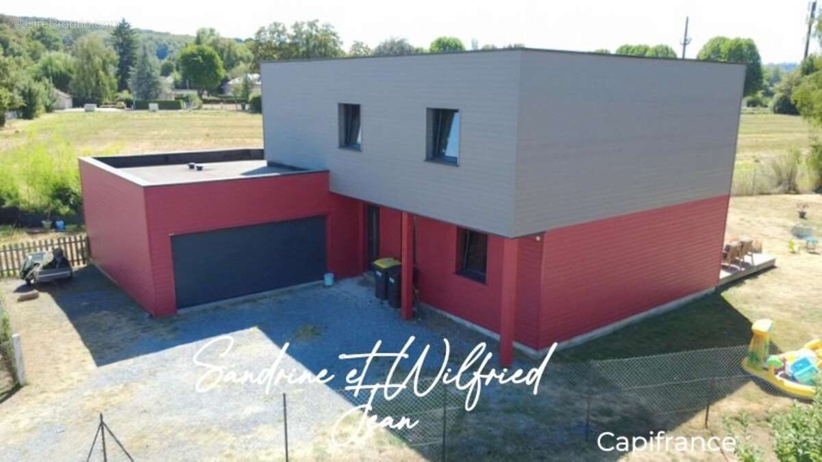 CHARLEVAL – Maison d'architecte 2018  155 m²  Suite parentale  DPE A/A  Garage 39 m²  Vue campagne - photo 2