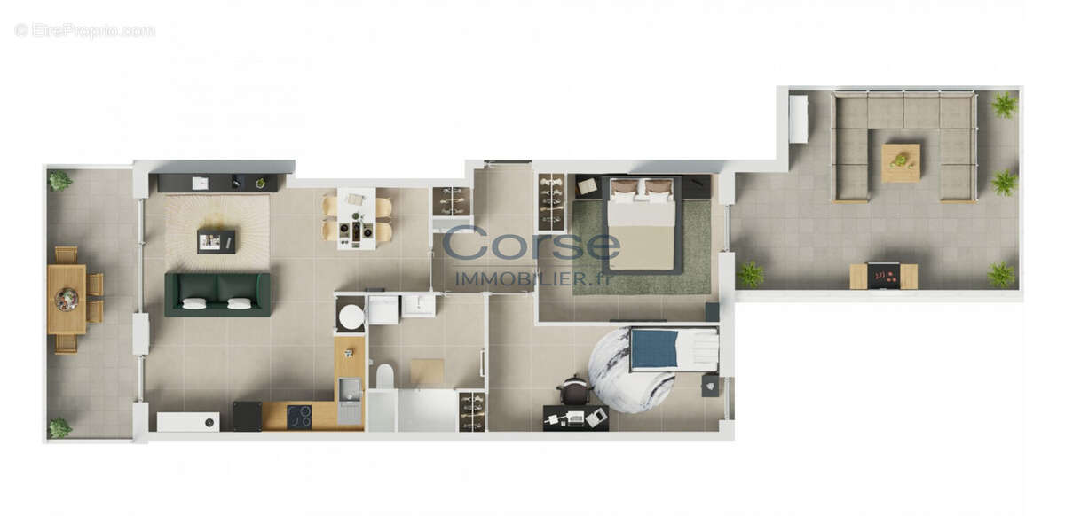 Appartement 61 m² à Ajaccio  - photo 5