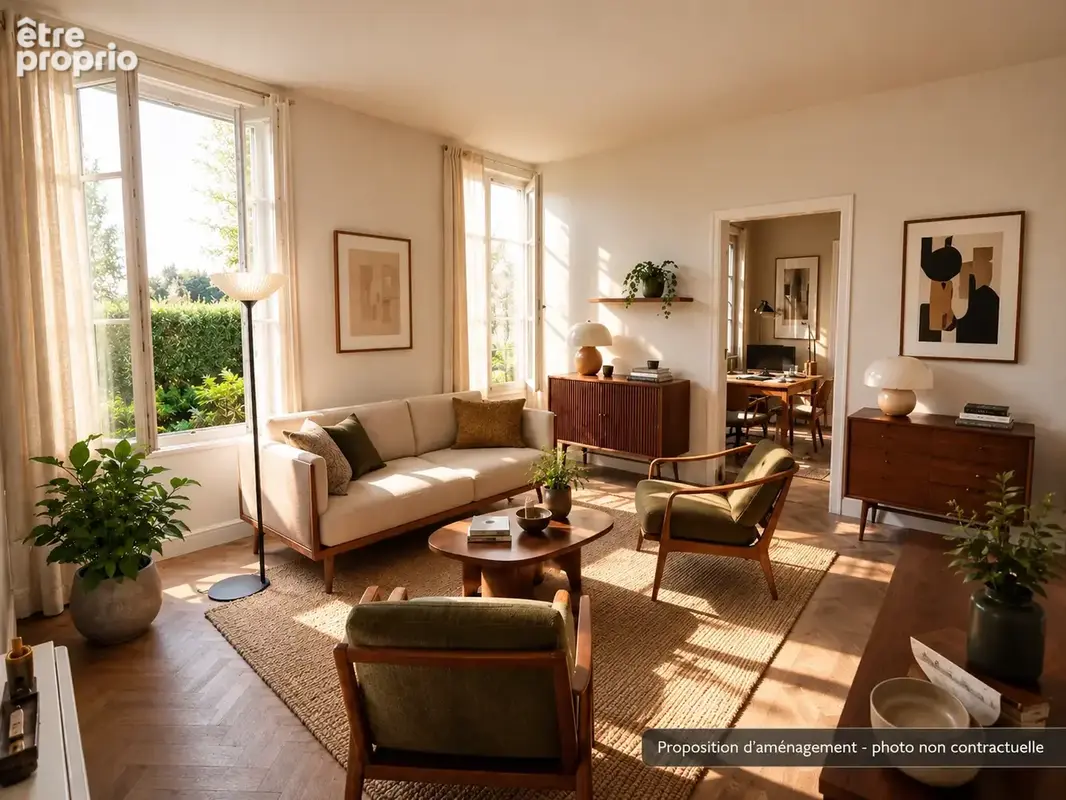 Charmant T2 de 55 m2 en rez-de-jardin   Investissement locatif - photo 3