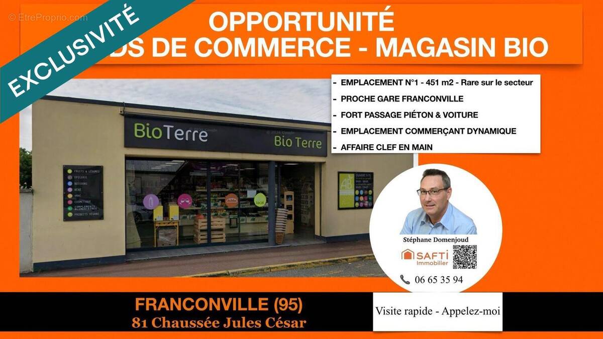 Photo 1 - Commerce à FRANCONVILLE