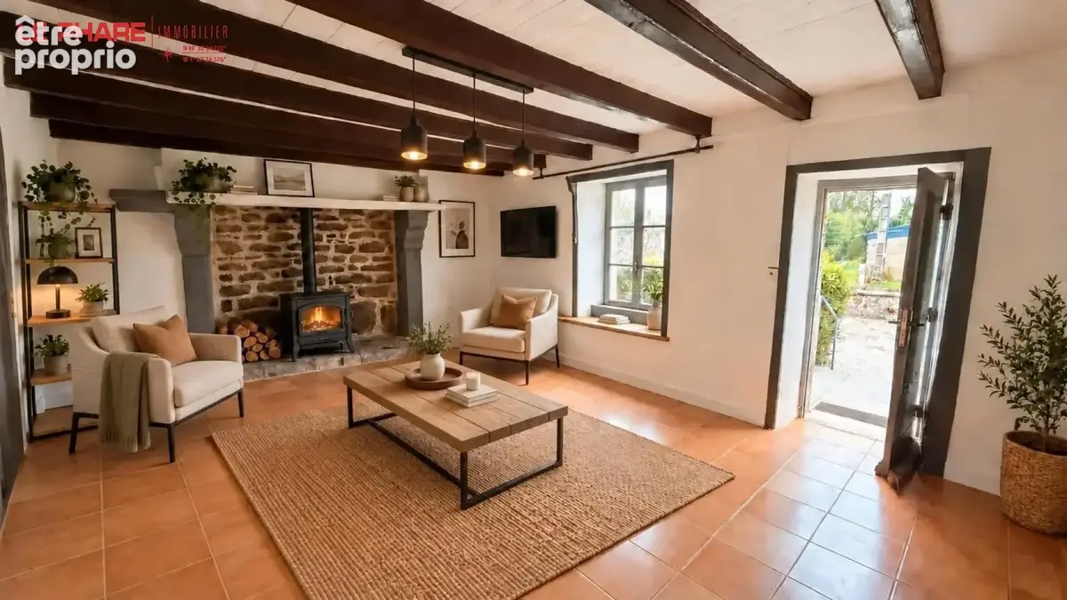 Maison 4 pièces 106 m² à vendre à Montfarville (50760) - photo 2