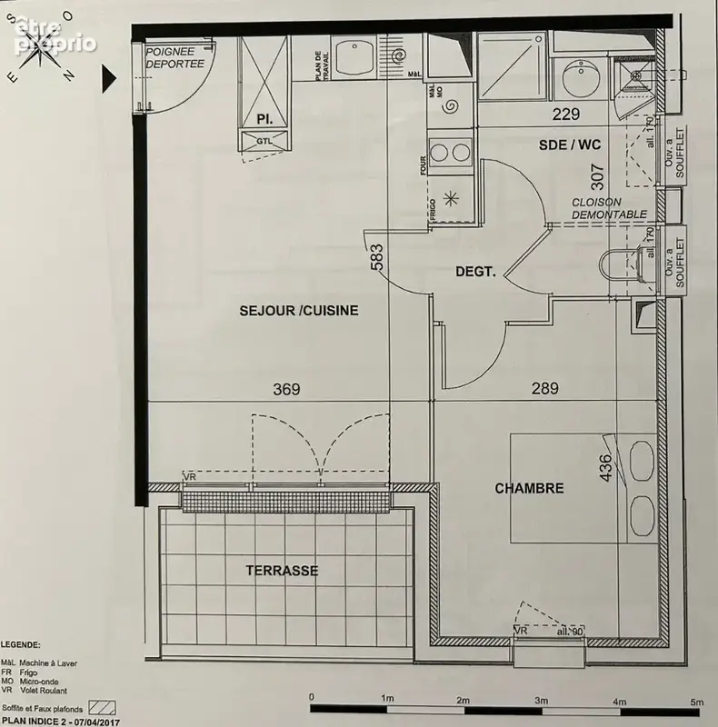 Appartement 2 pièces de 43 m² + Parking quartier  RANGEUIL ! - photo 6