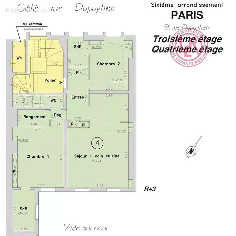 Appartement à PARIS-6E