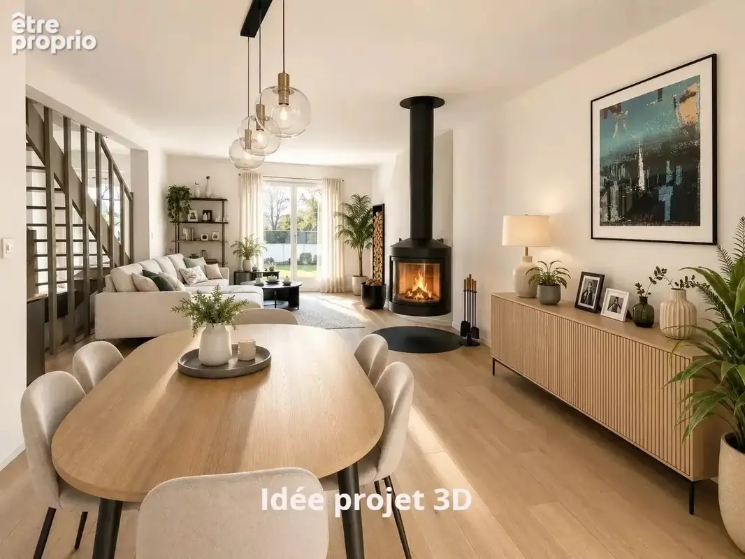 Maison 7P 115m² - Jardin garage - photo 3