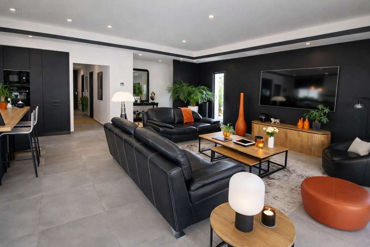 Villa plain-pied contemporaine 3 chambres avec suite parentale et terrain piscinable - photo 7