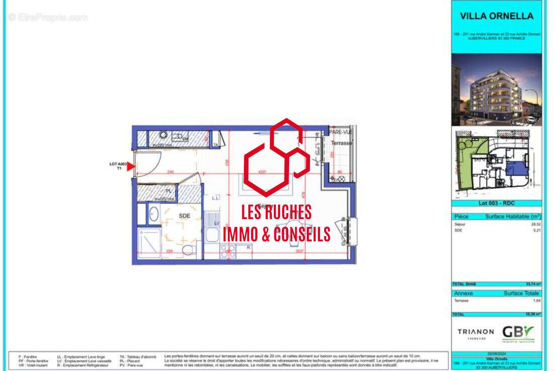 Appartement à AUBERVILLIERS