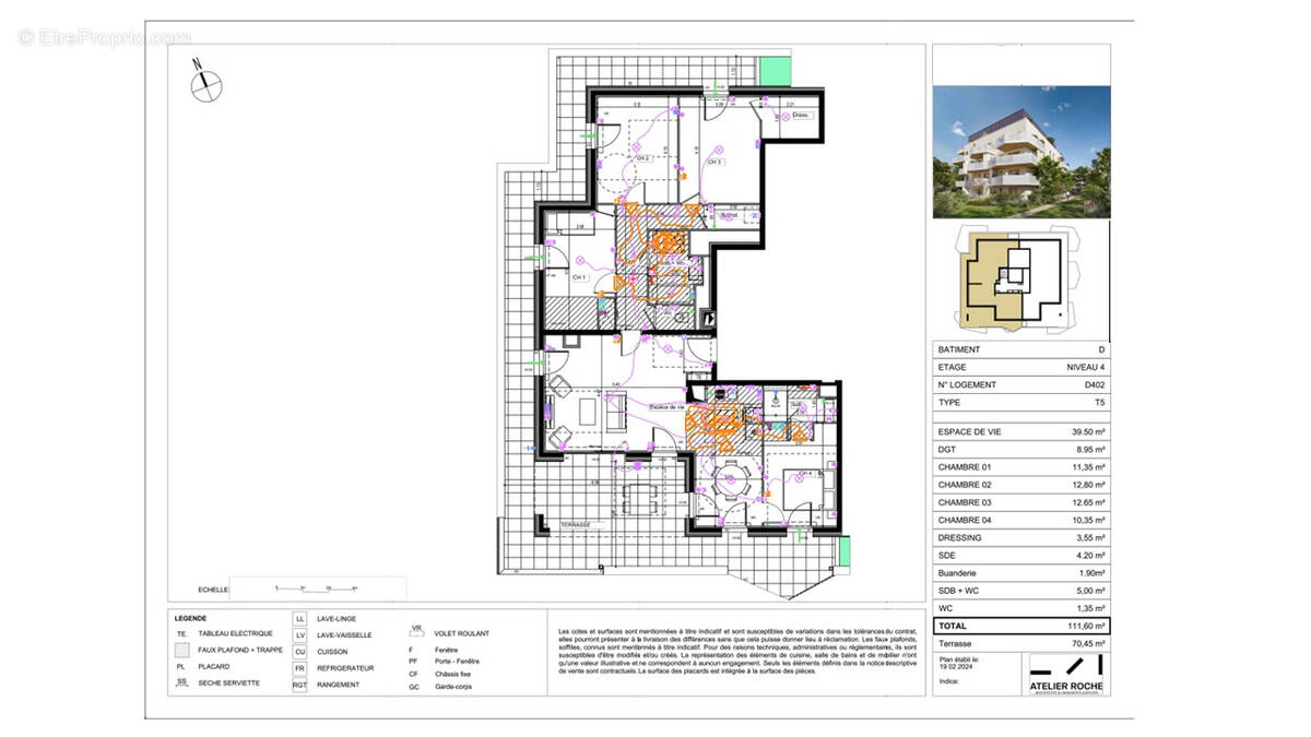 Appartement à VILLE-LA-GRAND