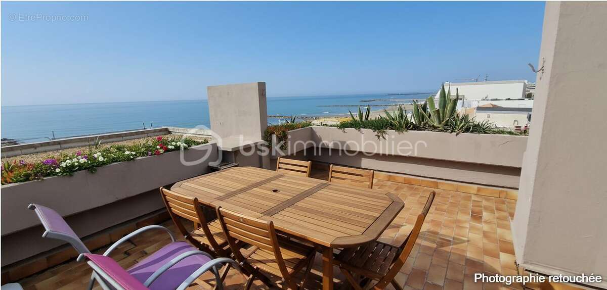 Carnon plage 1ere ligne appartement renove t2 avec toit terrasse + garage - photo 3