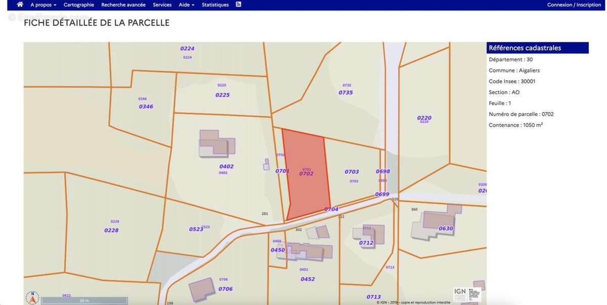 Terrain à AIGALIERS
