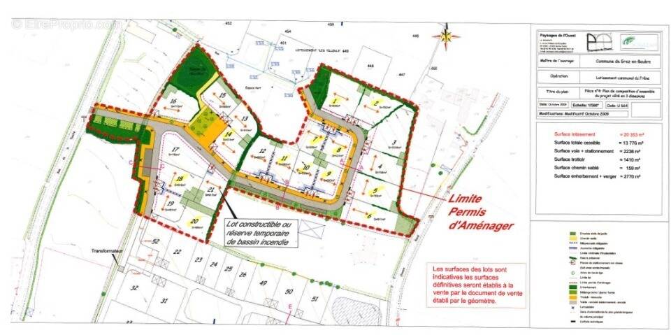 Terrain à GREZ-EN-BOUERE
