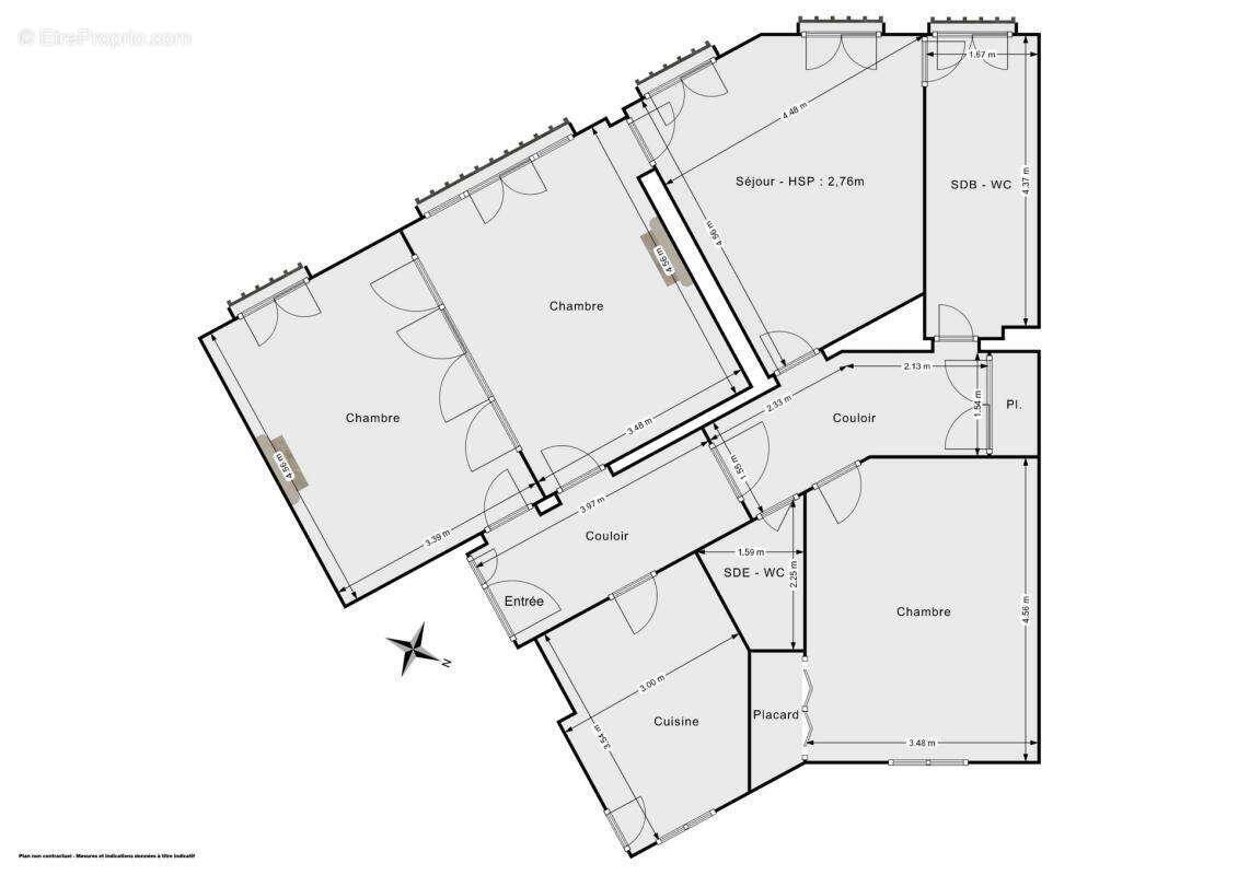 Appartement à PARIS-15E