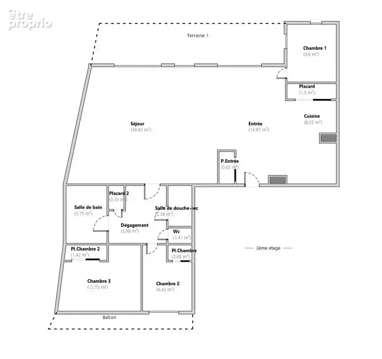 Grand appartement familial avec garage dans résidence avec piscine - photo 12