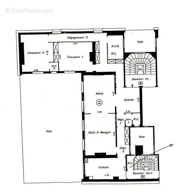 Appartement à PARIS-17E