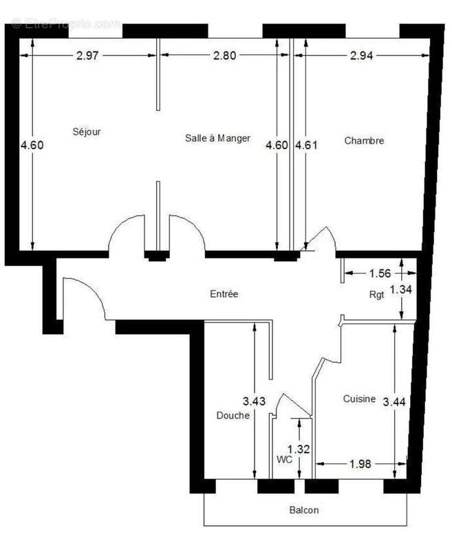 Appartement à PARIS-13E
