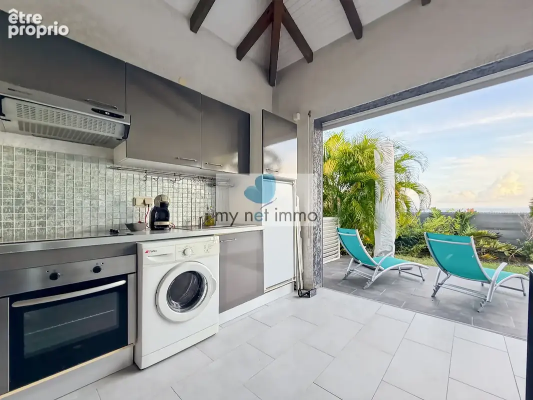 Vue mer, jardin et douceur de vivre - petite copropriété - centre st françois - photo 4