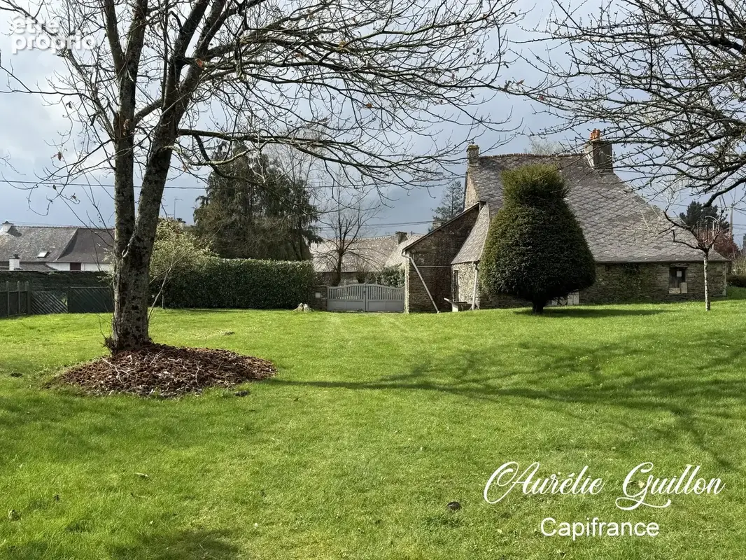 Maison en pierre à réhabiliter – terrain constructible 1 300 m², garage – Ploërmel - photo 2
