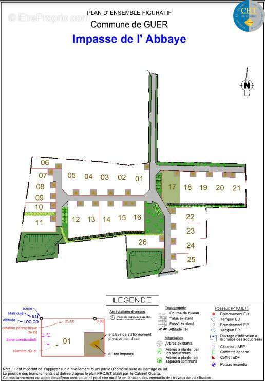 Terrain constructible de 546m2 à vendre à GUER (56 380) - photo 6