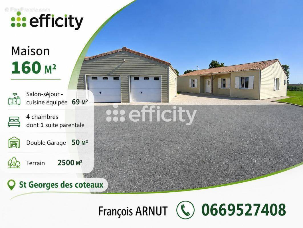 Maison à SAINT-GEORGES-DES-COTEAUX