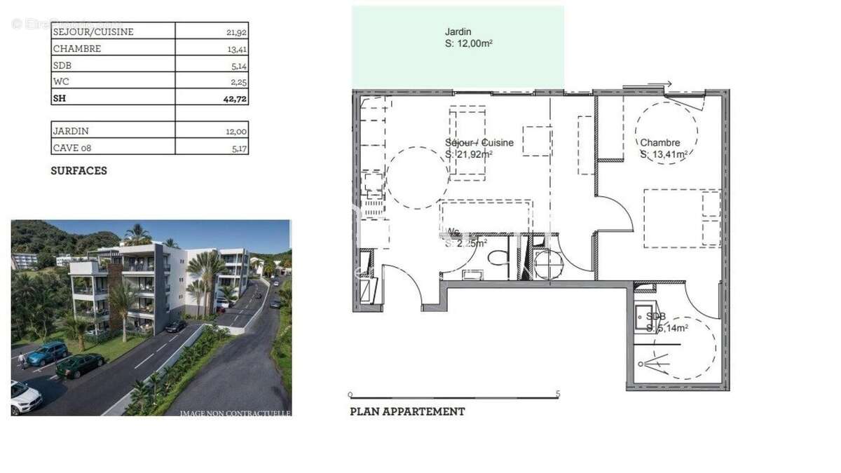 Photo 3 - Appartement à LE MARIN