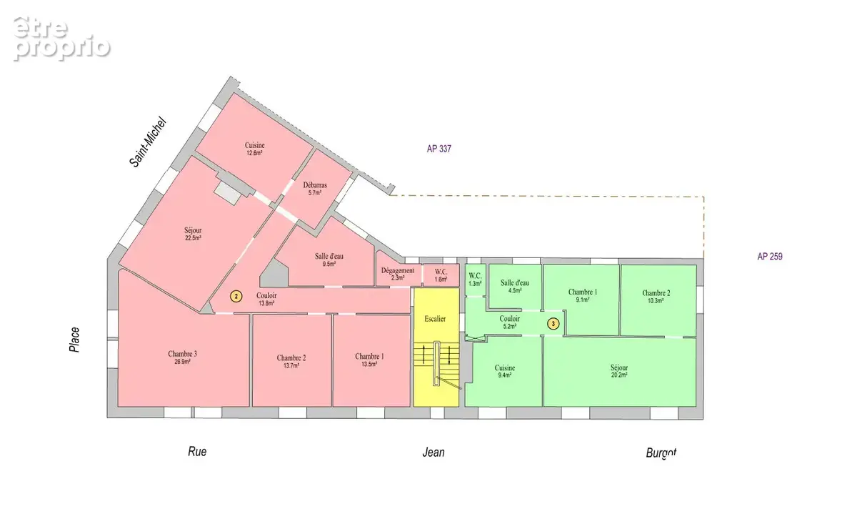 A Vendre - Saint Hilaire Du Harcouet - Appartement Libre 5 pièce(s) 122 m² - Centre-ville - photo 2