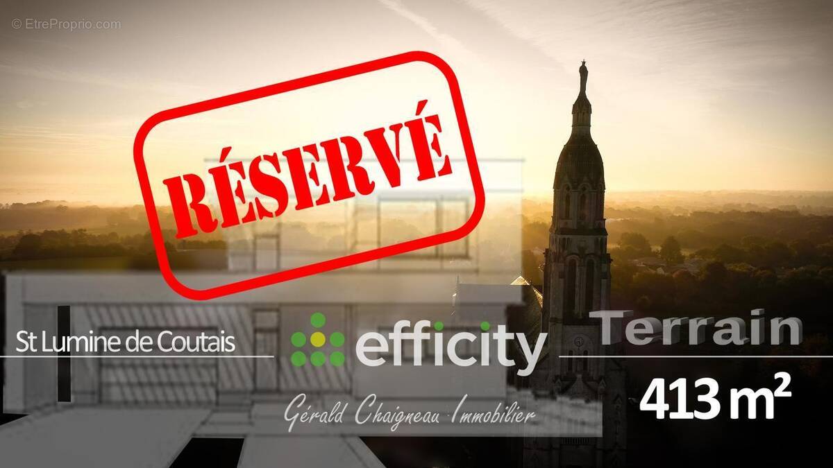 Terrain à SAINT-LUMINE-DE-COUTAIS