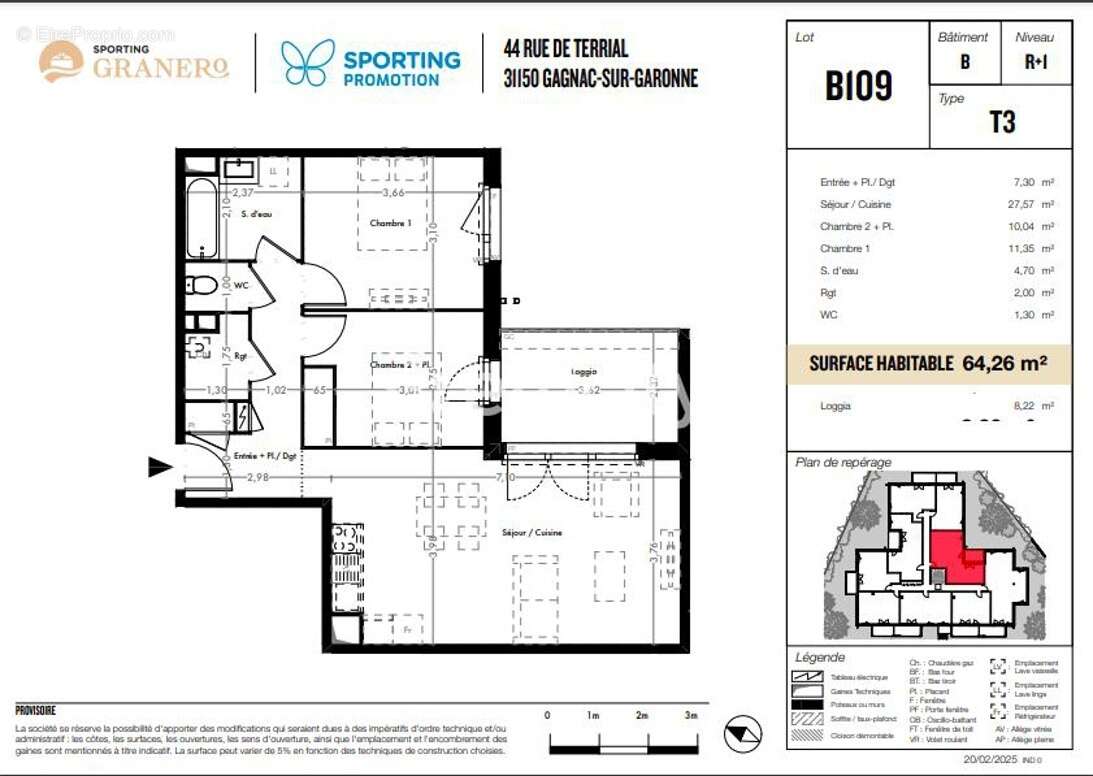 Appartement à GAGNAC-SUR-GARONNE