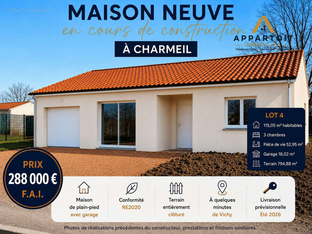 Maison à CHARMEIL